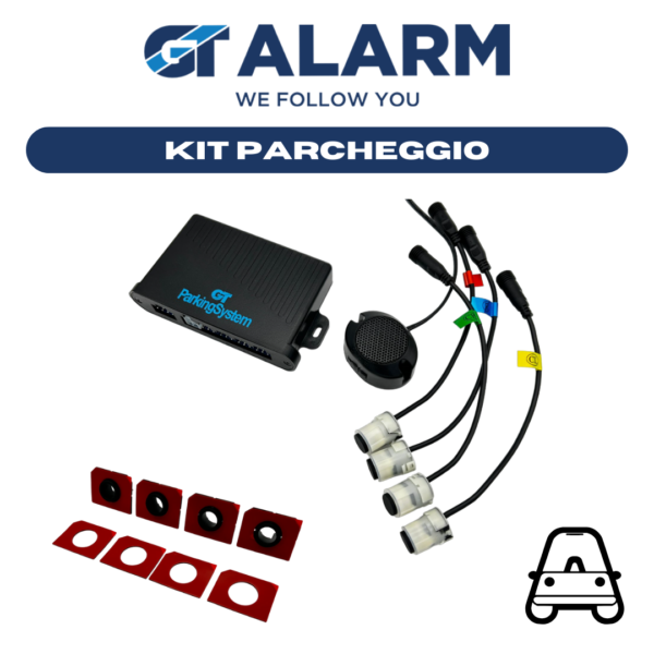 GTPSF - KIT SENSORI DI PARCHEGGIO POSTERIORE FILO PARAURTI