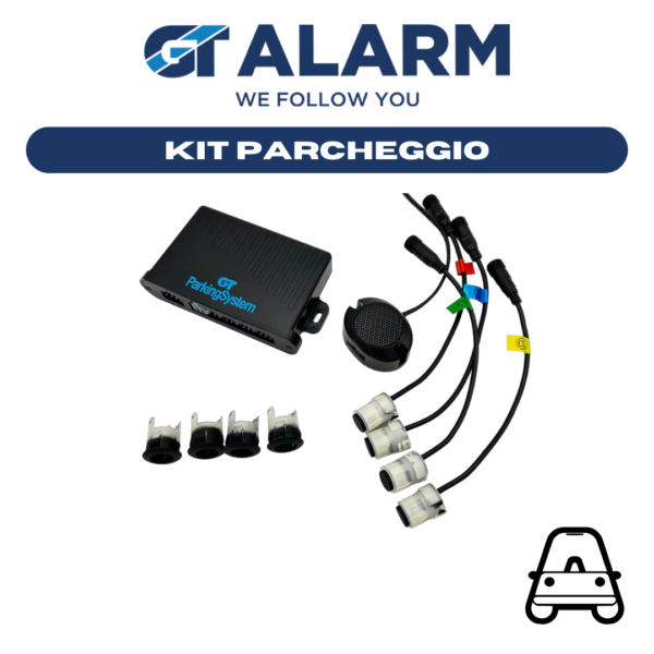 GTPSSM - KIT SENSORI PARCHEGGIO POSTERIORE "CLIP ON"