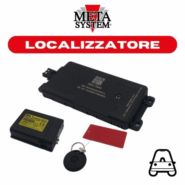 ABT08051+B4.1+B9 - LOCALIZZATORE T42 METATRAK CONTRATTO SMART 1 ANNO INCLUSO + BLOCCO MOTORE E GESTIONE ALLARMI + IDTAG