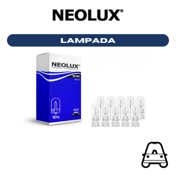 N504 - NEOLUX W3W 12V - CONFEZIONE 30 PZ