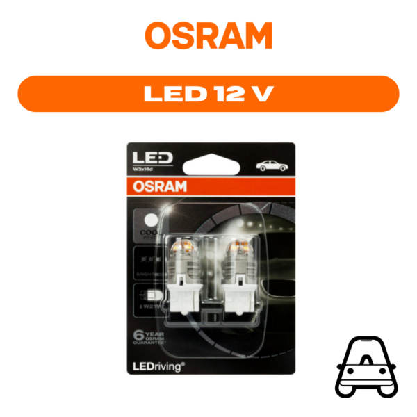 LED OSRAM - W21W- W3X16d 7905CW-02B COOL WHITE