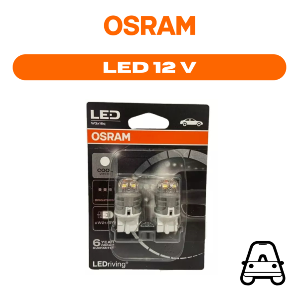 LED OSRAM - W21/5W -  W3x16q 7915CW-02B COOL WHITE