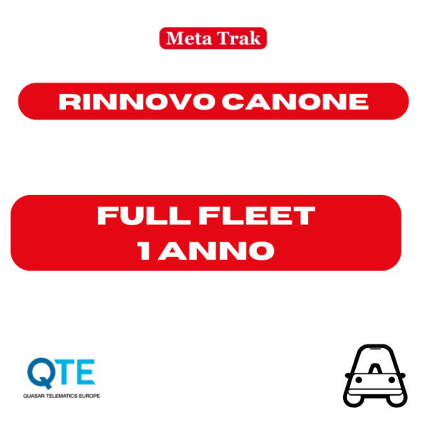 RINNOVO CANONE METATRAK SERVIZIO FULLFLEET- 1 ANNO