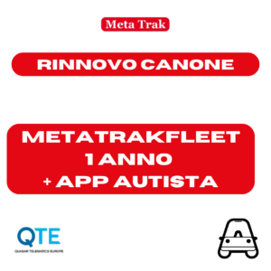 RINNOVO CANONE METATRAK SERVIZIO METATRAKFLEET- 1 ANNO. CON APP AUTISTA