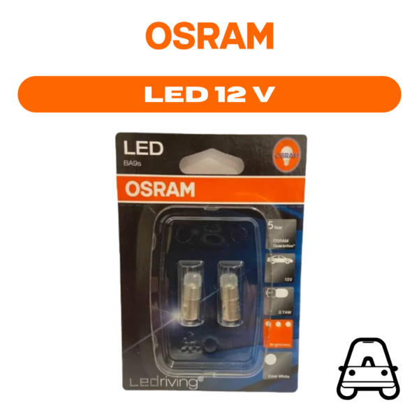 LED OSRAM - T4W - BA9S 3850CW-02B