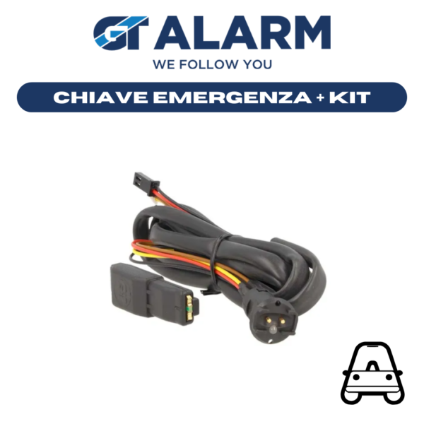 GT969LETCH - CHIAVE DI EMRGENZA E RICETTACOLO + LED PER PRODOTTI GTALARM