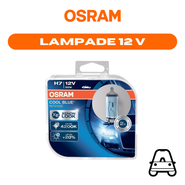 64210CBI-HCB - LAMPADA H7 12V 55W 4.2K COOLBLUE®INTENSE OSRAM